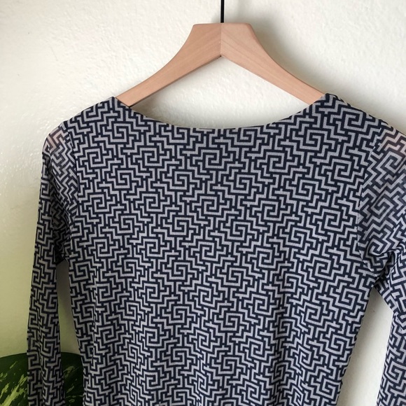 Anthropologie | Maze Print Top - Picture 7 of 7